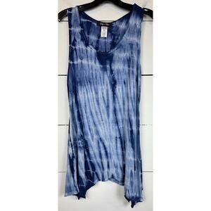 Only Nine Blue Tank Top Women's Medium